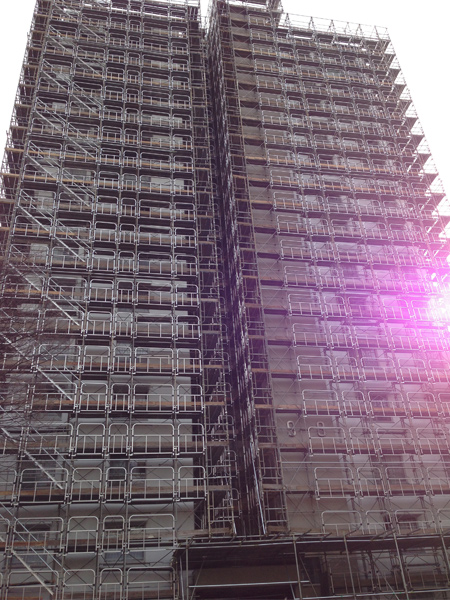 東部架設施工事例・みさと団地　外壁修繕その他工事