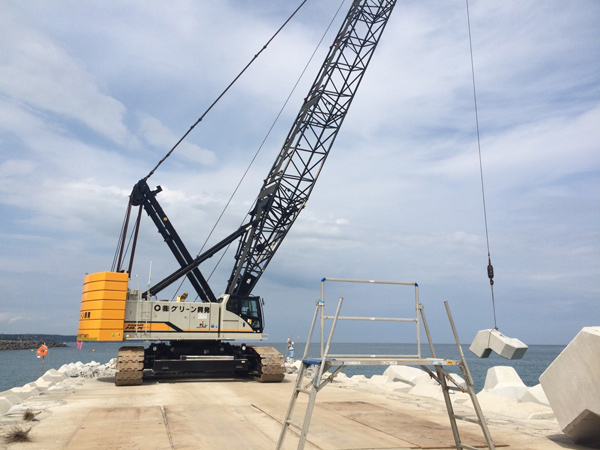 東部架設施工事例・広野火力発電所