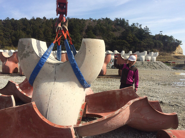 東部架設施工事例・広野火力発電所