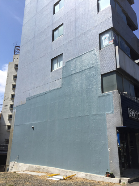 東部架設施工事例・水戸スタービル改修工事1(施工後)