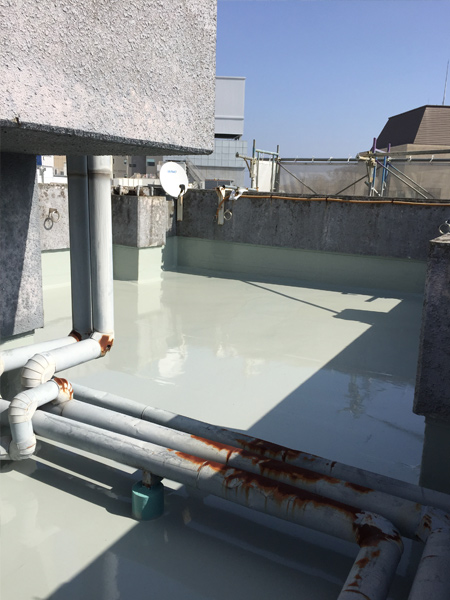 東部架設施工事例・水戸スタービル改修工事4(施工後)