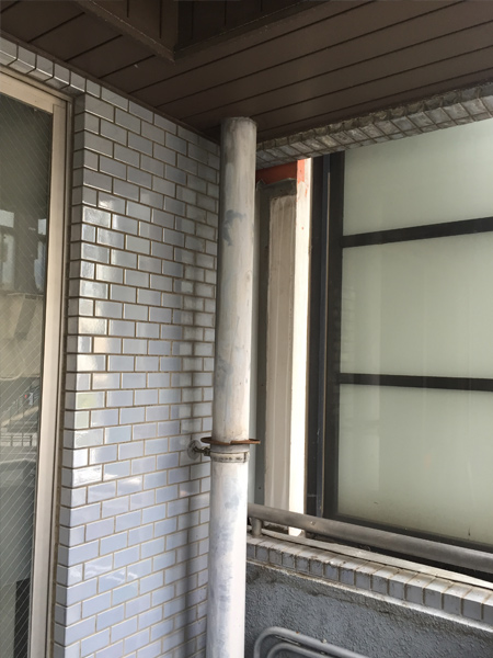 東部架設施工事例・水戸スタービル改修工事5(施工前)