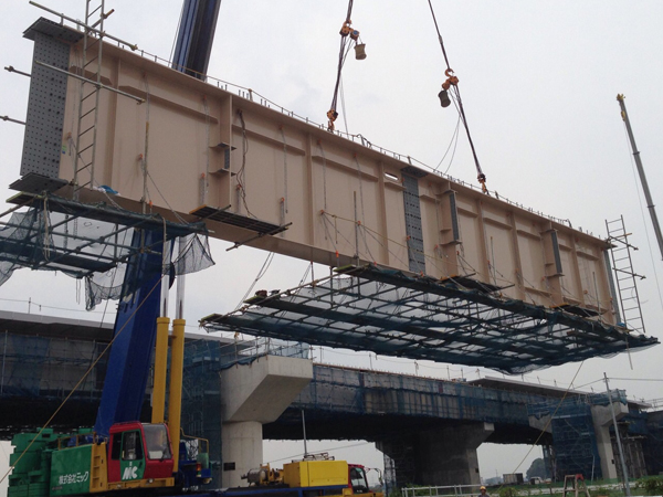 東部架設施工事例・圏央道五霞上部工事