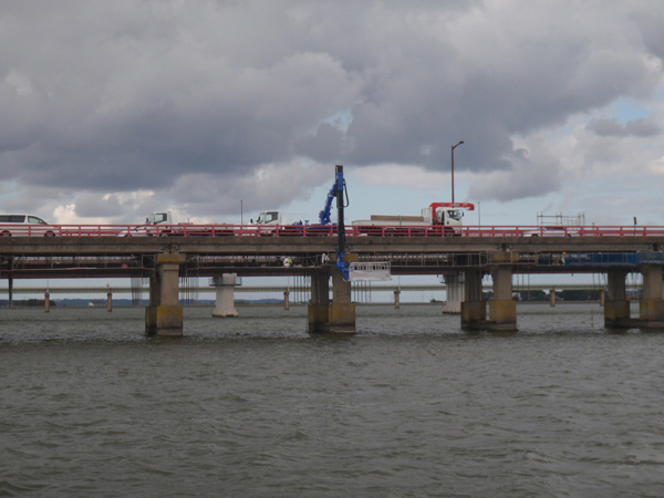 東部架設施工事例・神宮橋