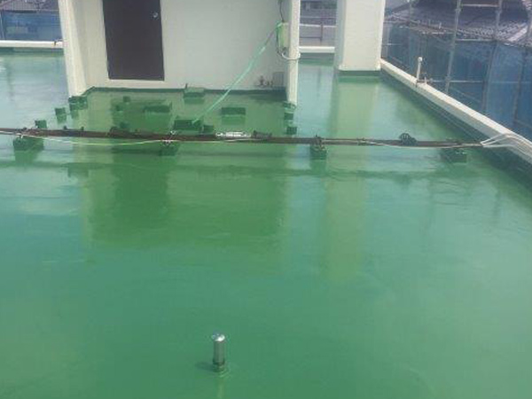 東部架設施工事例・防水工事(施工後)